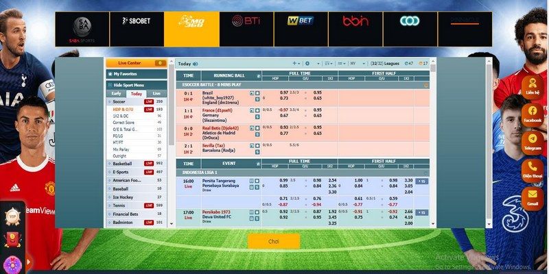 Cách Đọc Bảng Tỷ Lệ Kèo Nhà Cái